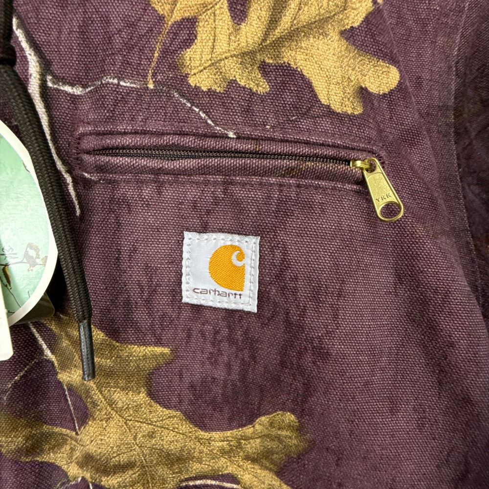 Carhartt Sierra Jacket Sherpa Womens Medium 102309 546 RealTree Camo Purple NWT - Picture 10 of 16